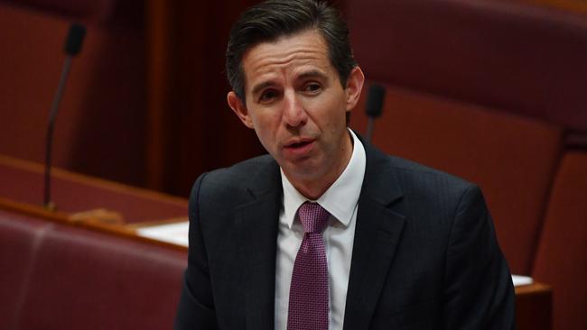 Trade Minister Simon Birmingham.