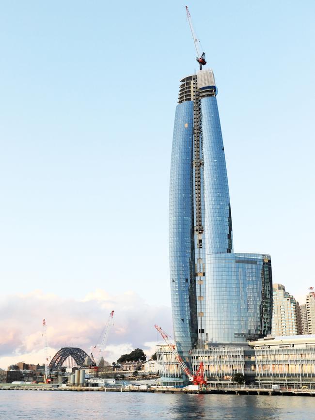 Crown Casino at Barangaroo. Picture: Damian Shaw