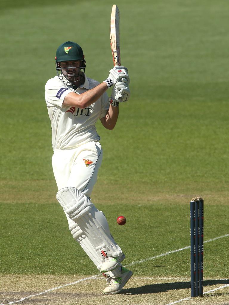 Alex Doolan in action for Tasmania.