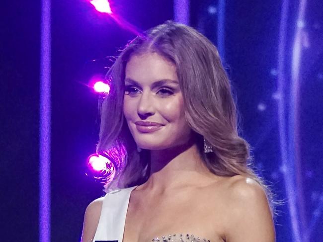 SAN SALVADOR, EL SALVADOR - NOVEMBER 18: Miss Australia Moraya Wilson walks onstage during the 72nd Miss Universe Competition at Gimnasio Nacional JosÃÂ© Adolfo Pineda on November 18, 2023 in San Salvador, El Salvador. (Photo by Alex PeÃÂ±a/Getty Images)