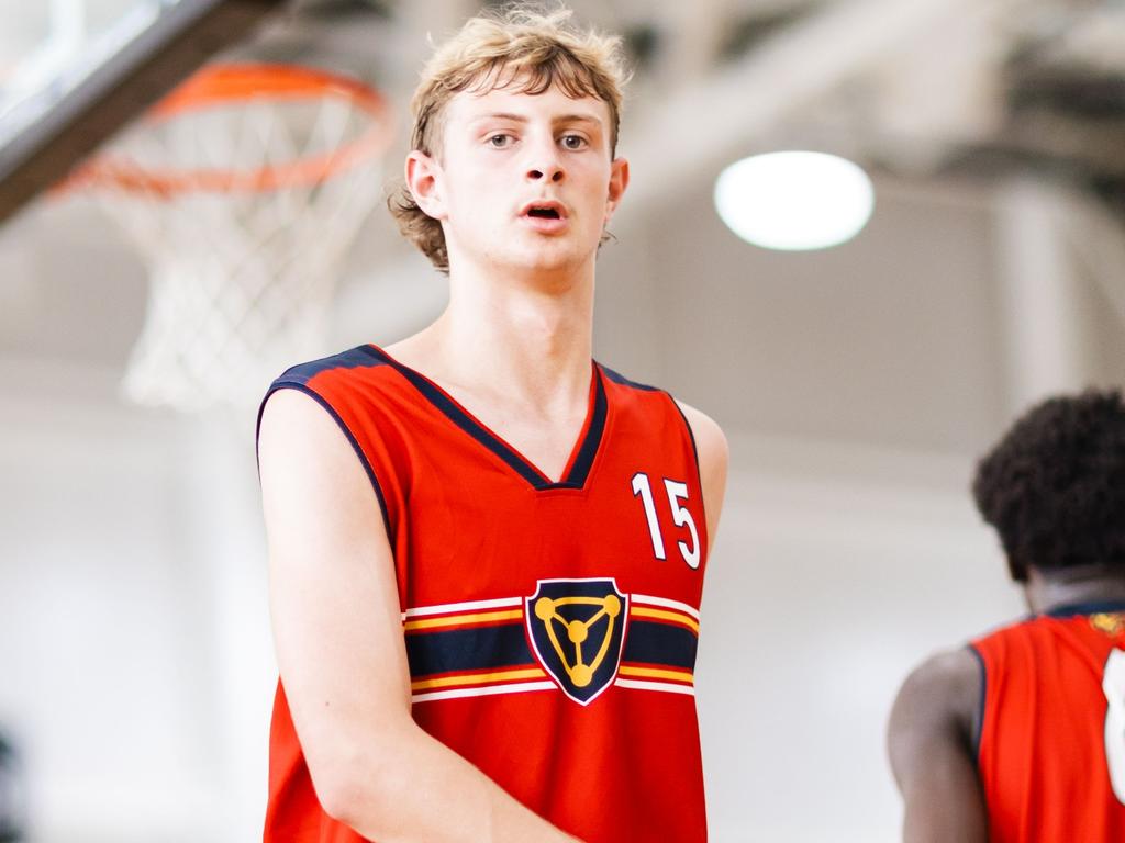 Aidan Schubert at the Basketball Australia Schools Championships. Picture: Taylor Earnshaw