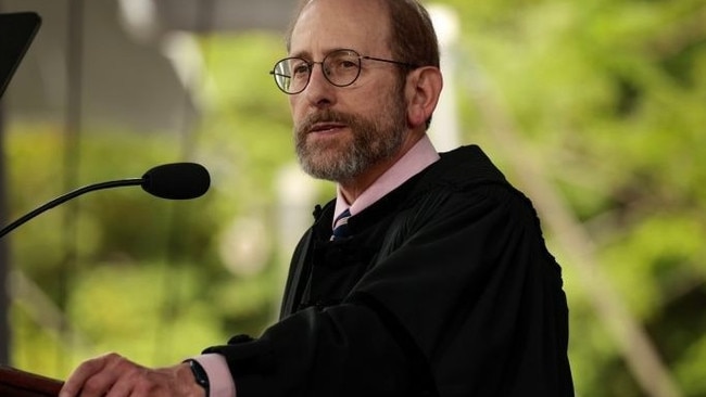 Harvard University President Alan Garber says the Trump administration is using anti-Semitism as a cudgel to implement wider and unrelated ideological reforms across the university. Picture: Craig F. Walker/The Boston Globe/Getty Images