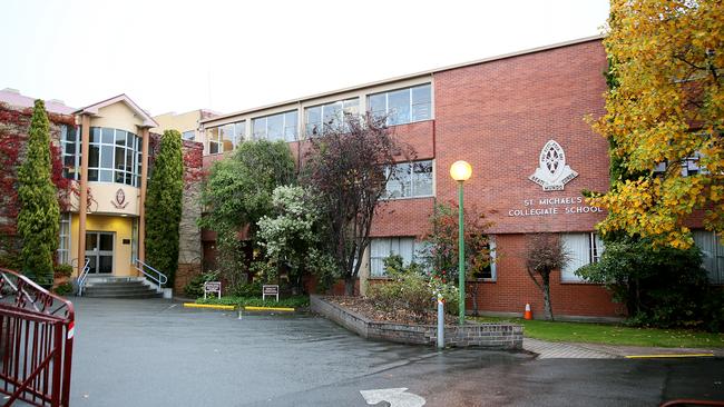 St Michael's Collegiate School in Hobart. Picture: SAM ROSEWARNE.