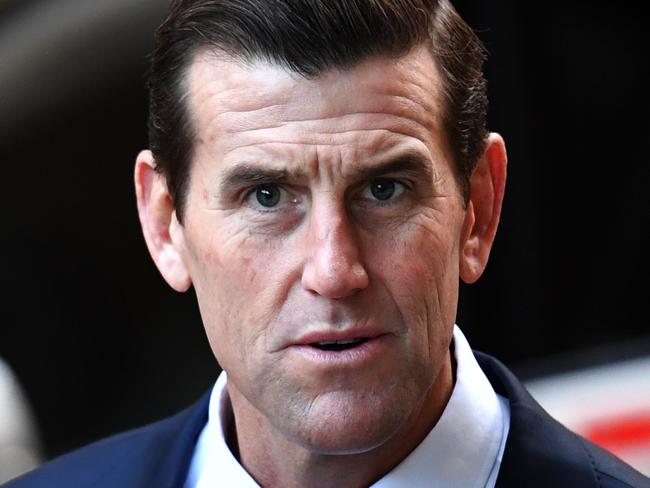 SYDNEY, AUSTRALIA - JUNE 09: Ben Roberts-Smith returns to the Federal Court of Australia on June 09, 2021 in Sydney, Australia. Ben Roberts-Smith is suing three Fairfax newspapers for defamation over reports he committed war crimes while serving in the Australian Special Air Services in Afghanistan. Ben Roberts-Smith is Australia's most decorated living soldier and a Victoria Cross recipient. (Photo by Sam Mooy/Getty Images)