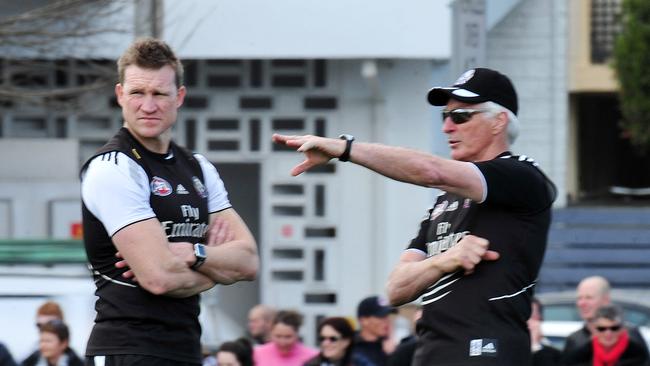 Both Mick Malthouse and Nathan Buckley were important to Craig McRae’s development as a coach.