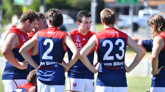 Surfers Paradise QAFL colts footy match between Mt Gravatt and Surfers Paradise. Saturday April 15, 2023. Picture, John Gass