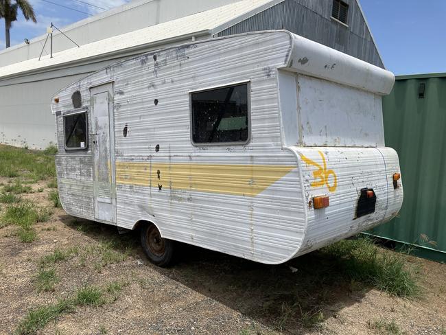 Mackay Regional Council will auction an abandoned caravan on Friday February 25 to Friday March 4. Picture: Lloyds Auctions