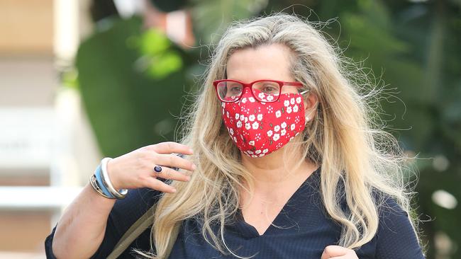 Former union boss Kathy Jackson waits to give evidence at the Supreme Court in Sydney. Picture: John Feder