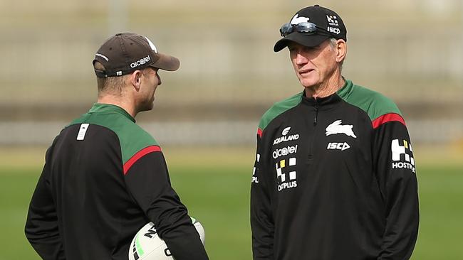 Wayne Bennett’s bonds with his players often lasts longer than his employment. Photo: AAP Image/Brendon Thorne