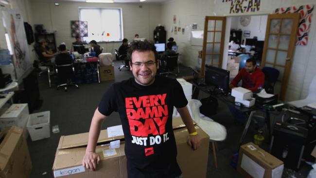 Ruslan Kogan Entrepreneur.Ruslan pictured at his office started running his business from his bedroom.