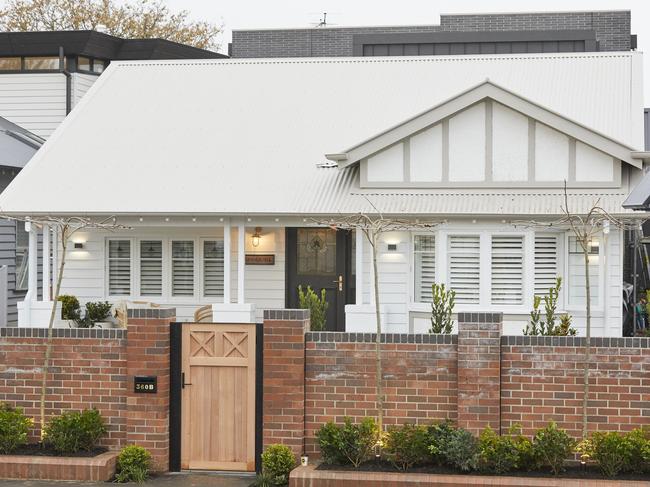 Luke and Jasmin's front garden on The Block.