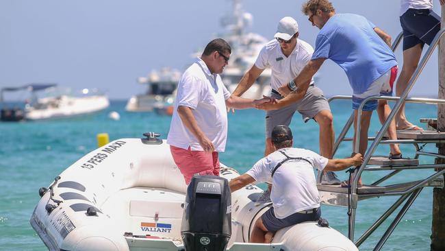 James Packer in Saint Tropez. Picture: MEGA