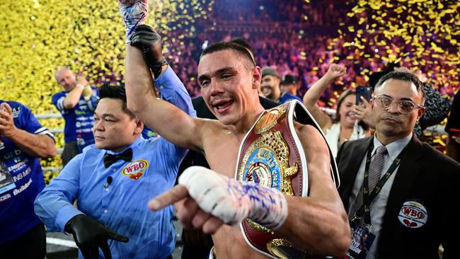 Tim Tszyu is an interim world champion. Picture: No Limit Boxing/Gregg Porteous