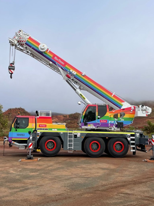 Rio Tinto’s Rainbow Crane.