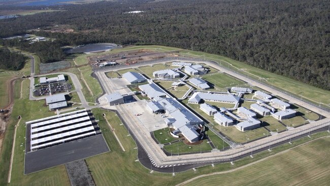 Aerial footage of existing Southern Queensland Correctional Centre. Photo: QCS