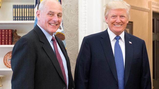 Donald Trump with John Kelly.