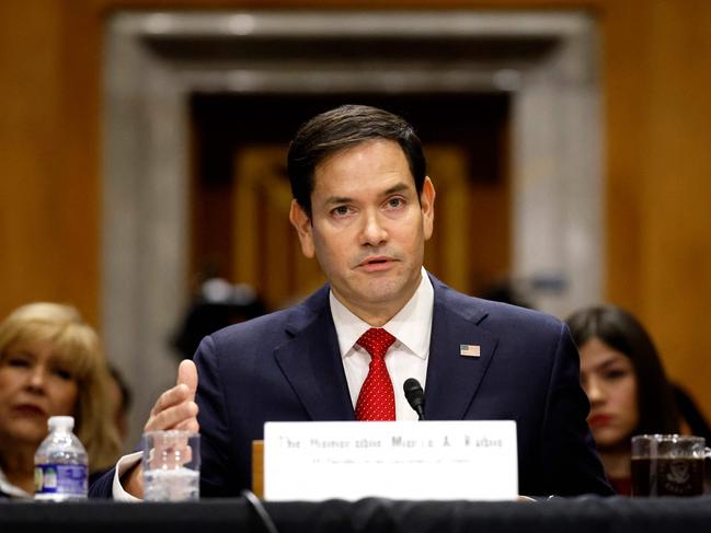 Marco Rubio faces a confirmation hearing to become Donald Trump’s Secretary of State. Picture: Kevin Dietsch (Getty Images via AFP)