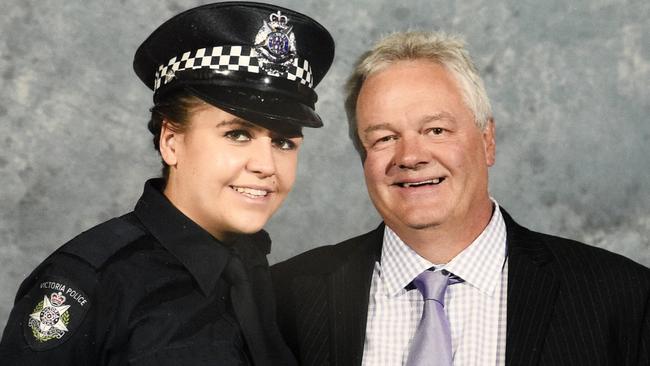 Mr Thomson with his daughter Sophie. Picture: Supplied