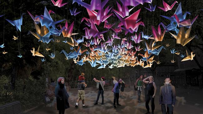 1000 Cranes - Artist impression by Ambient &amp; Co.