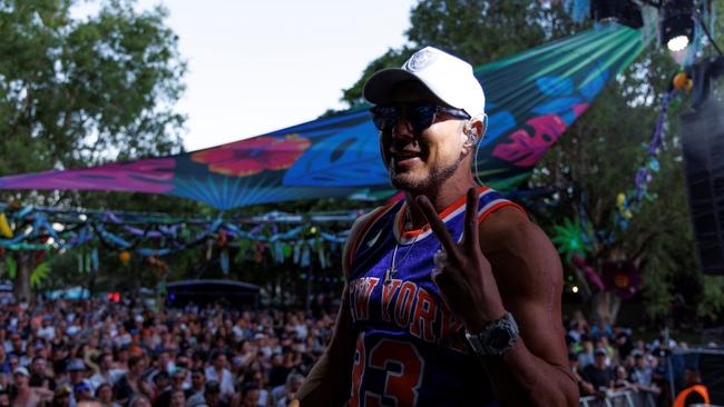 Bliss n Eso on stage at GC500 on Friday. Picture: Supplied