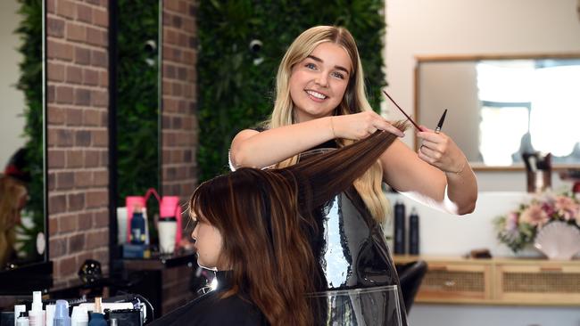 Kate Ruiter from Salon V'Darra has won the Geelong Addy reader vote for Geelong's best hairdresser 2024. Picture: David Smith