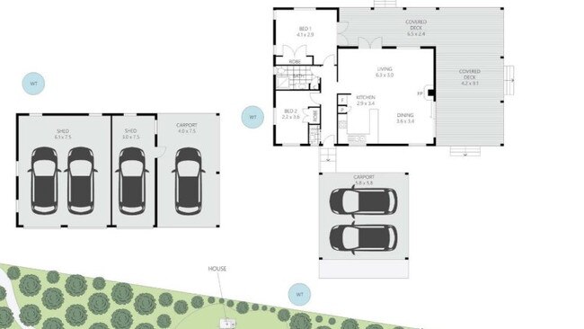 Floor plan of 428 Cootharaba Rd, Cootharaba. Photo: Ray White