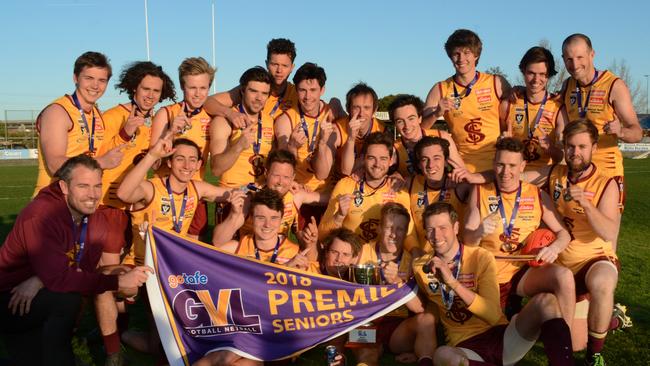 Shepparton caused a huge upset on Sunday, ending Kyabram’s 62-match winning streak in the Goulburn Valley League grand final. Picture: Bailey Opie