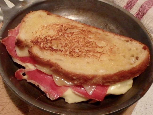 croque monsieur. Picture: John Lethlean