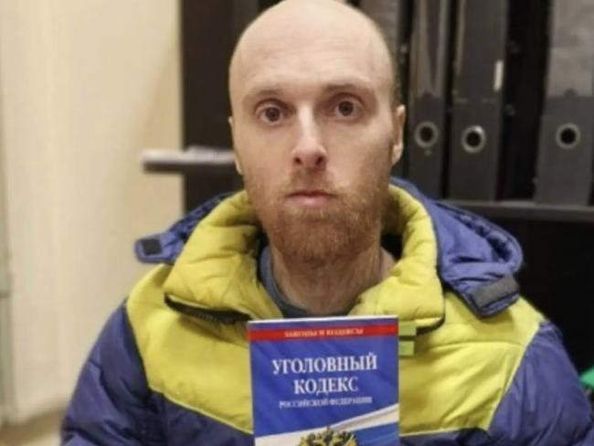 A new photograph of Melbourne man Oscar Jenkins has been released by the Lugansk People’s Republic Prosecutor’s Office.