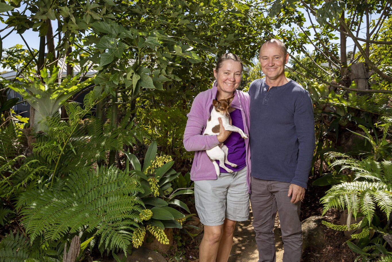 Garden For Good. Richard and Ann-Maree Lindeman. Picture: Sarah Marshall