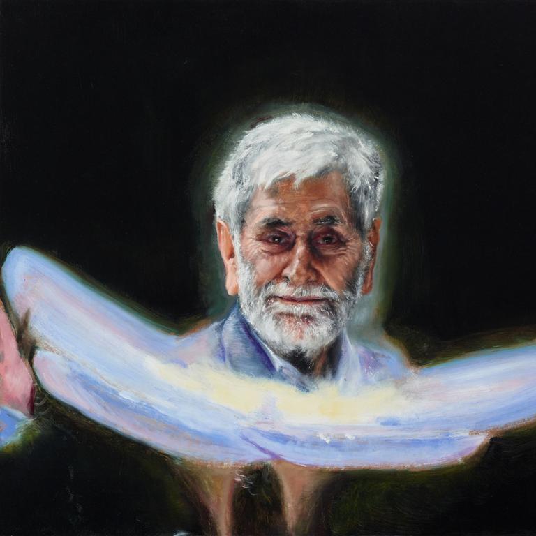 Louise Hearman: Barry Jones. Portrait of former politician Barry Jones.