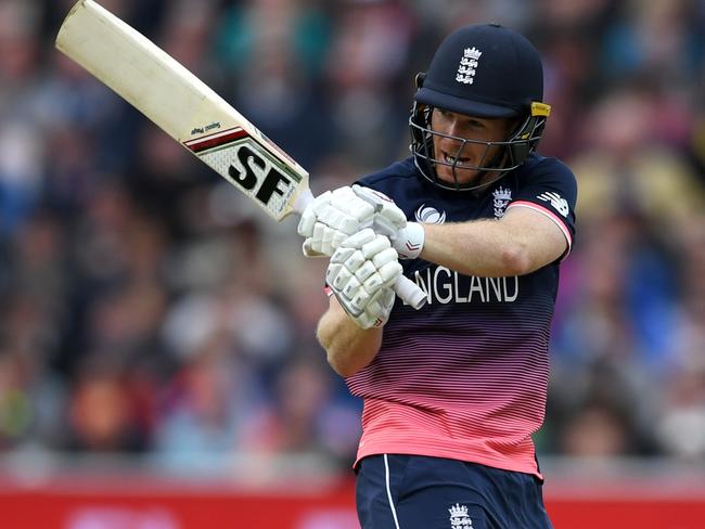 England captain Eoin Morgan led from the front.