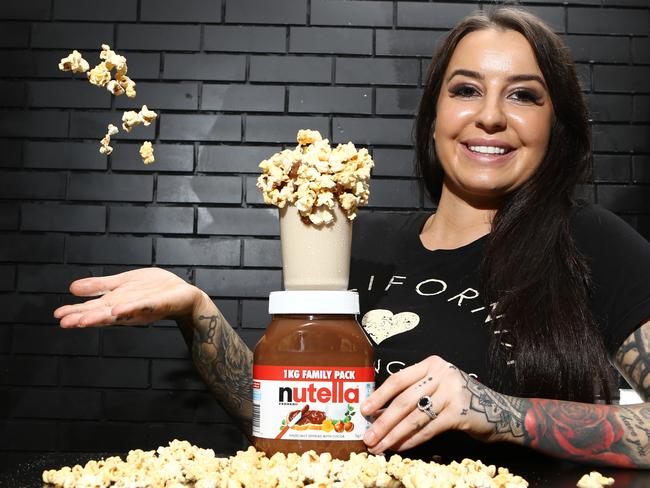 While popcorn comes in with a good rating, Nutella doesn’t. Picture Glenn Hampson