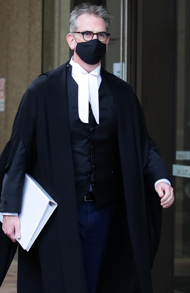 Nine Newspapers’ barrister Nicholas Owens called Mohammed Hanifa as his first Afghan witness to testify from Kabul. Picture: Gaye Gerard/NCA NewsWire