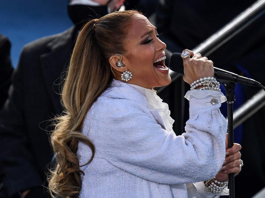 Jennifer Lopez will appear at the concert along with stars including Selena Gomez, Foo Fighters, Chrissy Teigen and Joe Biden. Picture: Olivier Douliery / Pool / AFP