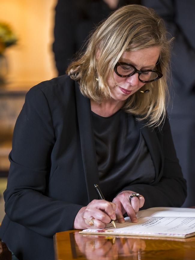 Ms Kate Cuthbertson SC has been sworn in as the new Judge of the Supreme Court of Tasmania at Government House. Picture: Caroline Tan