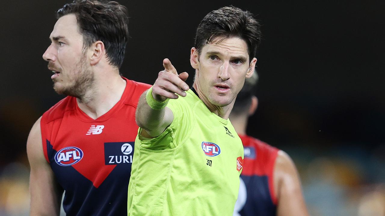 Umpire Matt Stevic will officiate in his ninth AFL Grand Final. Picture: Michael Klein