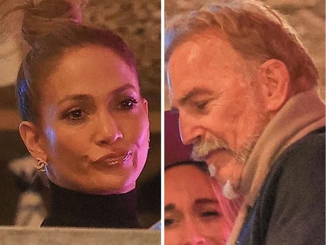 Jennifer Lopez and Kevin Costner seen in Aspen.