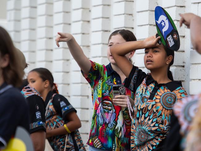 NAIDOC march, 2024. The theme this year is 'Keep the fire burning: Blak, loud and proud'. Picture: Pema Tamang Pakhrin