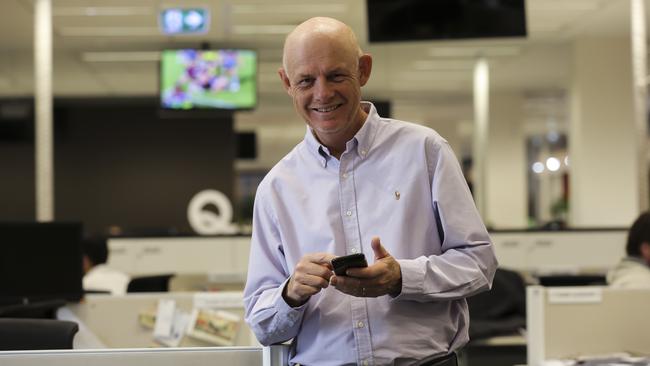 The Courier Mail’s rugby editor Jim Tucker. Picture: Mark Cranitch