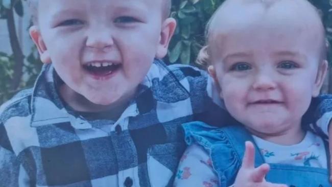 Siblings Saige and Ashlynn tragically died when the shed they were playing in caught fire. Picture: GoFundMe