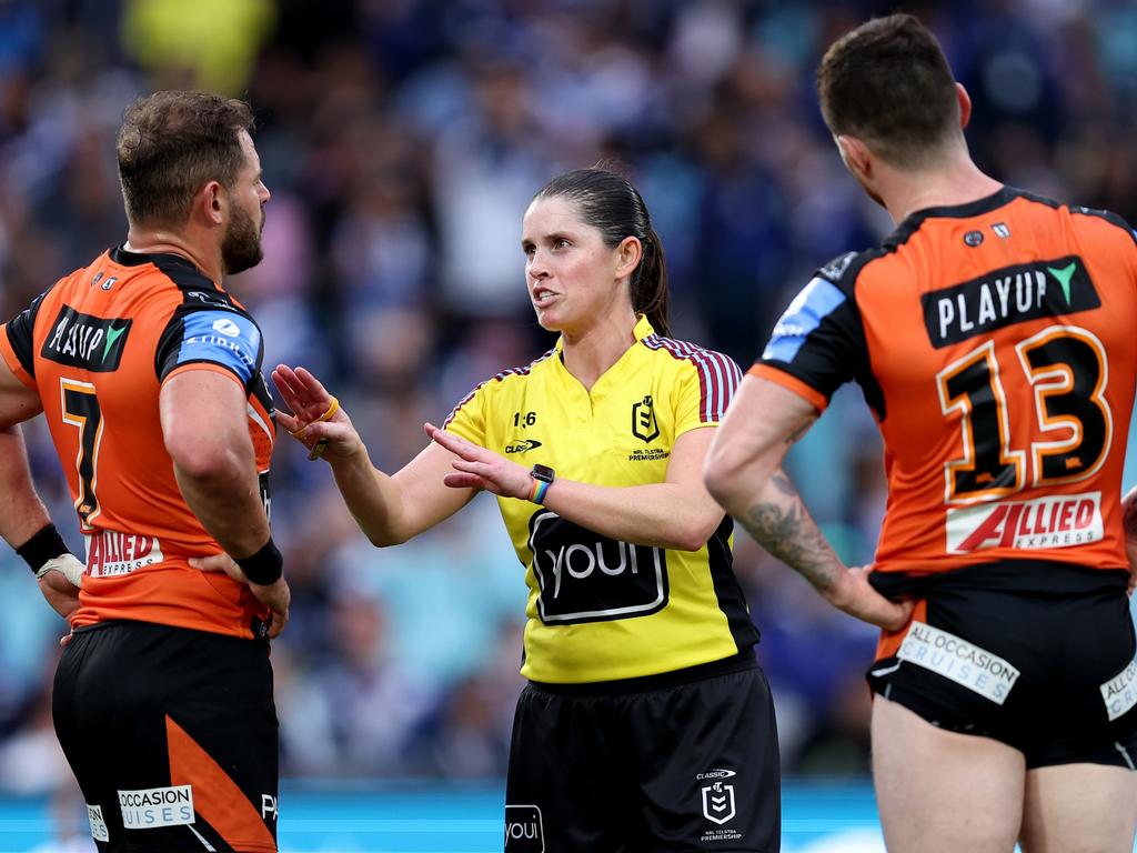 NRL 2024: Referee Kasey Badger retained for round 10 despite heavy  criticism | Daily Telegraph