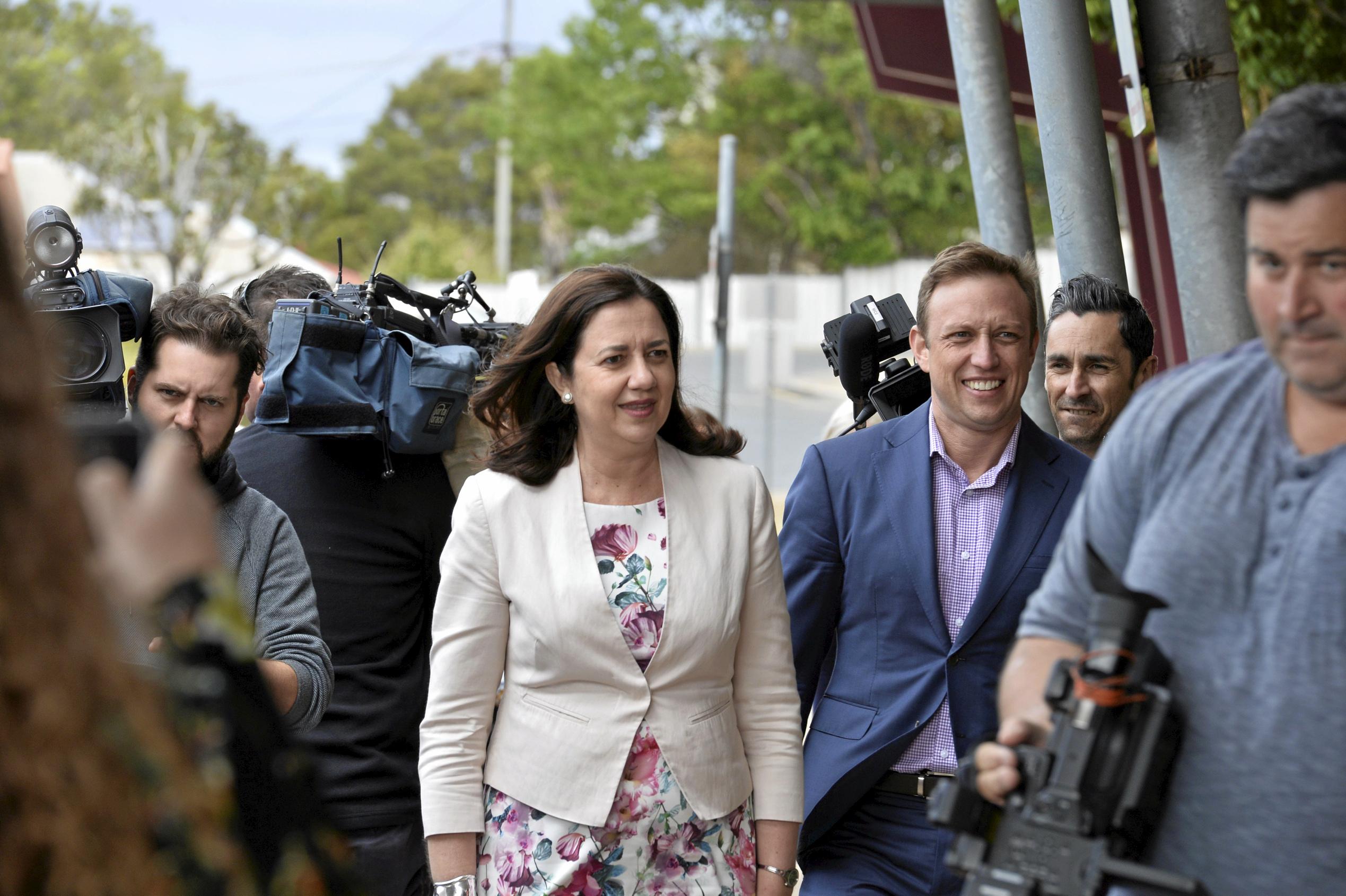 Premier Annastacia Palaszczuk and Minister for Health and Minister for Ambulance Services Dr Steven Miles at Toowoomba Hospital. Cabinet in Toowoomba. September 2018. Picture: Bev Lacey