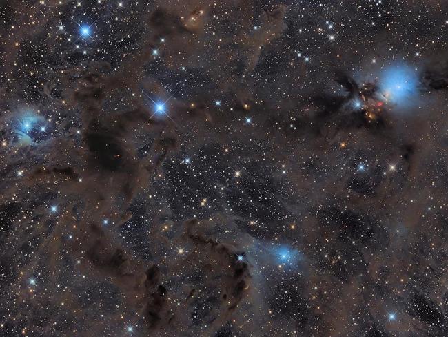 Perseus Molecular Cloud ... The Perseus Molecular Cloud lies 600 light years from our planet in the constellation of Perseus. Home to a large number of deep sky objects, the most famous of which is NGC1333 in the top right part of the image, radiating a vivid blue. The glistening stars starkly contrast with the dense, chocolatey browns of cosmic dust swirling between them. Picture: Pavel Pech, Insight Astronomy Photographer of the Year 2016 Stars and Nebulae Runner-up