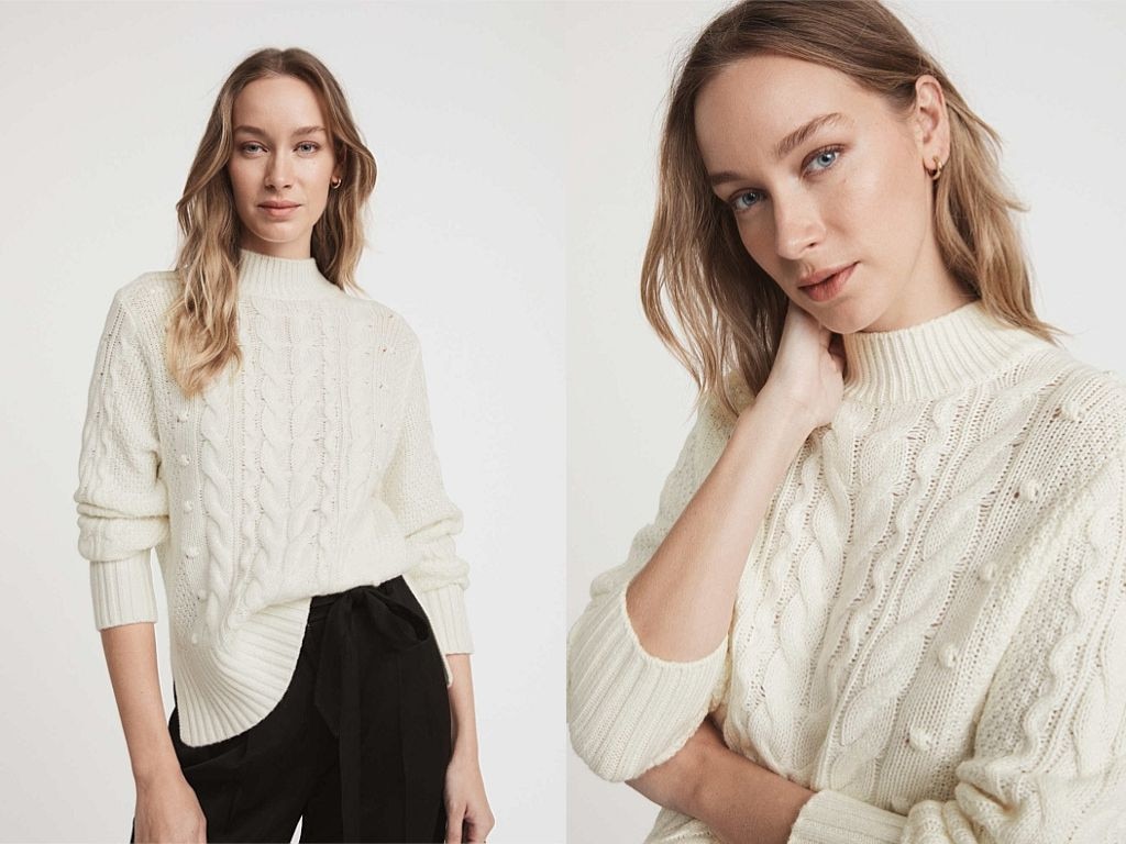 Best cable knit on sale sweaters