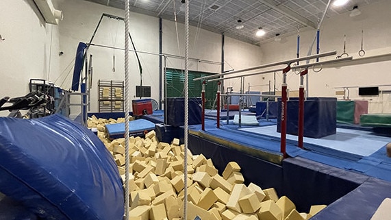 The Gymnastics Queensland High Performance Centre at Chandler's Sleeman Sports Complex.