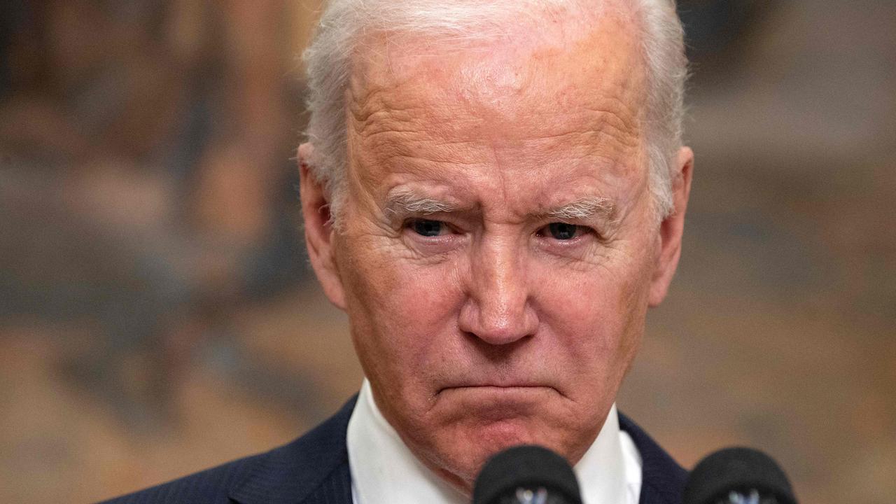 US President Joe Biden said there were clear signs Russia could resort to chemical and biological weapons against Ukraine. Picture: Jim Watson/ AFP.