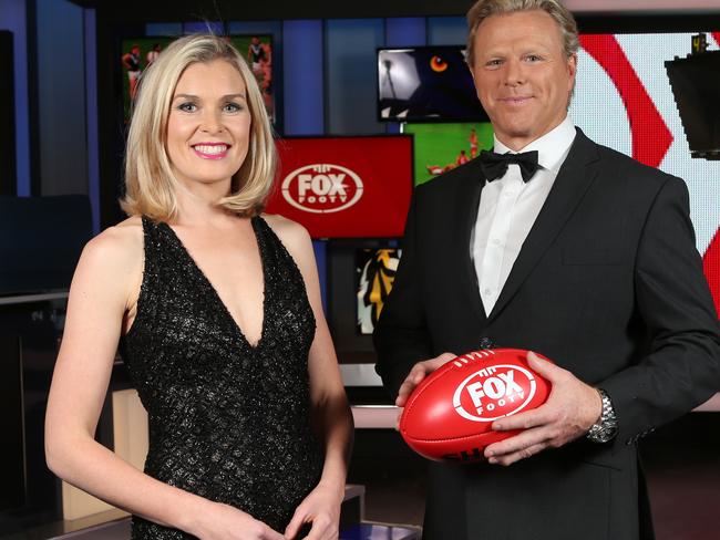 Dermott Brereton at the Fox Footy studios.