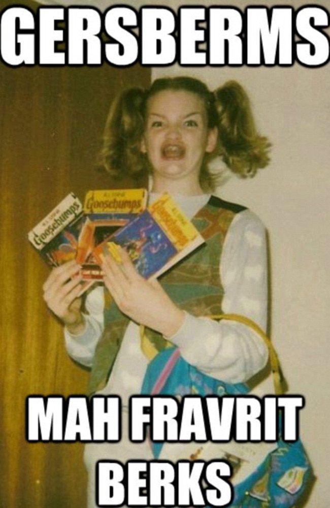 Just one of the many Ermahgerd Girl memes.