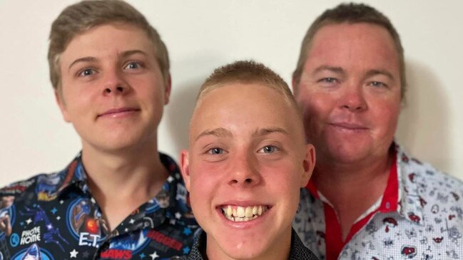 Jonty O'Connor with two of his sons. Picture – GoFundMe.